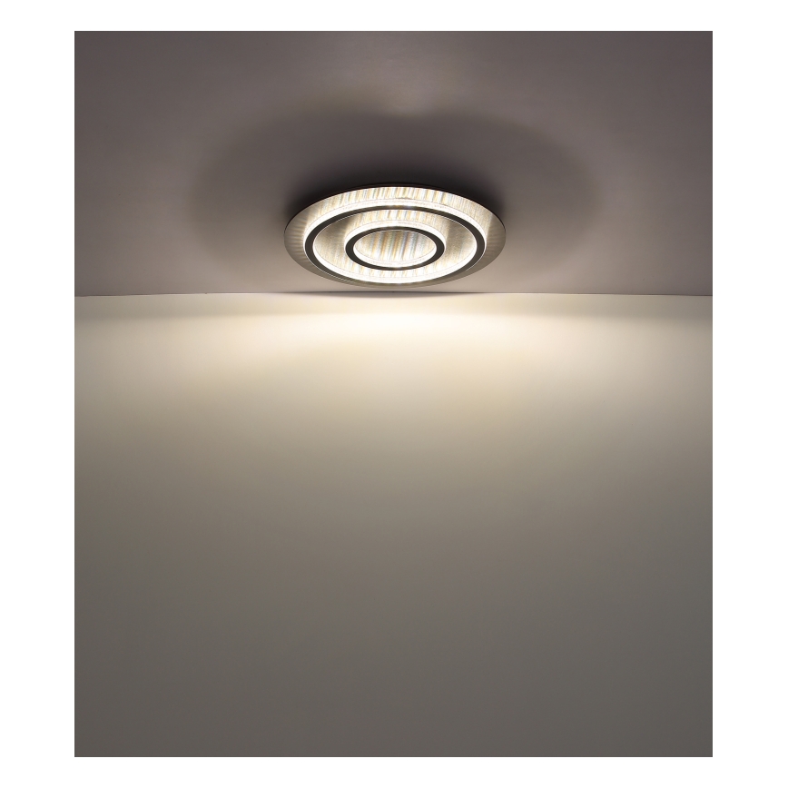 Globo - LED Stmívatelné stropní svítidlo LED/60W/230V 3000-6500K pr. 55 cm antracit + dálkové ovládání