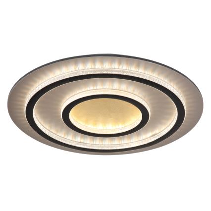 Globo - LED Stmívatelné stropní svítidlo LED/60W/230V 3000-6500K pr. 55 cm černá + dálkové ovládání
