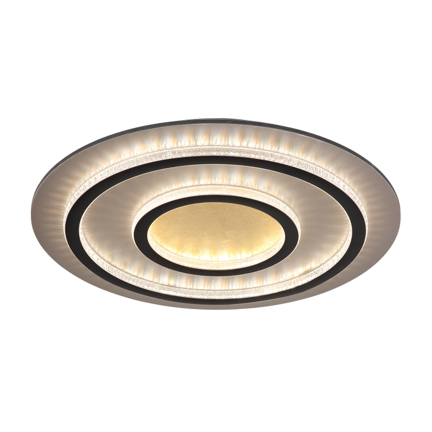 Globo - LED Stmívatelné stropní svítidlo LED/60W/230V 3000-6500K pr. 55 cm černá + dálkové ovládání