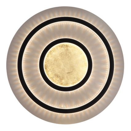 Globo - LED Stmívatelné stropní svítidlo LED/60W/230V 3000-6500K pr. 55 cm černá + dálkové ovládání