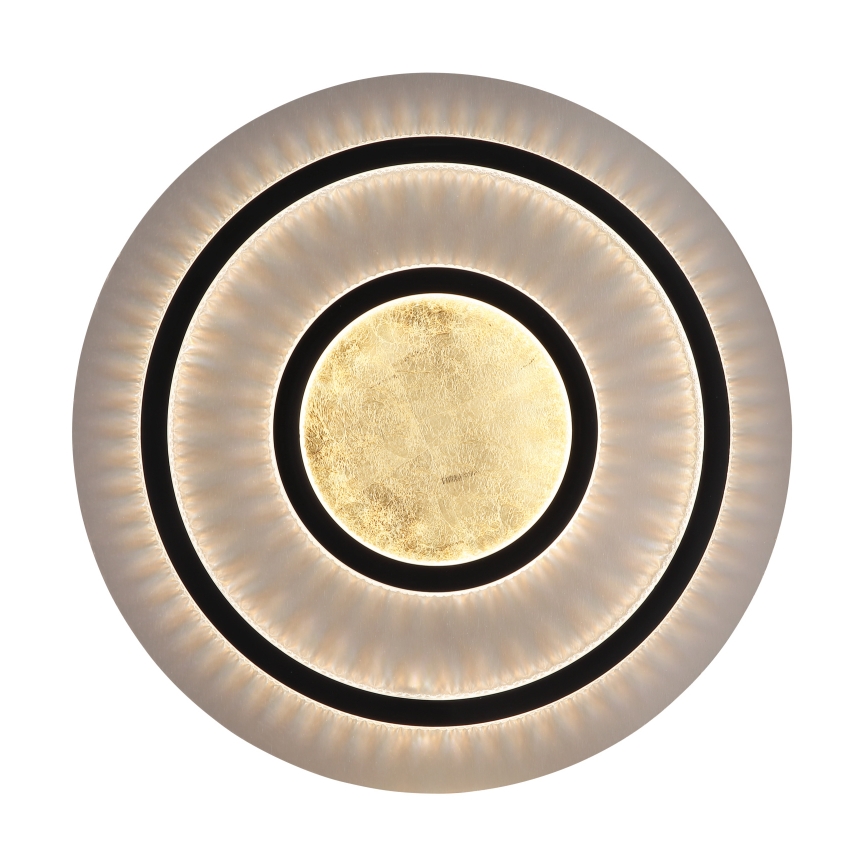 Globo - LED Stmívatelné stropní svítidlo LED/60W/230V 3000-6500K pr. 55 cm černá + dálkové ovládání