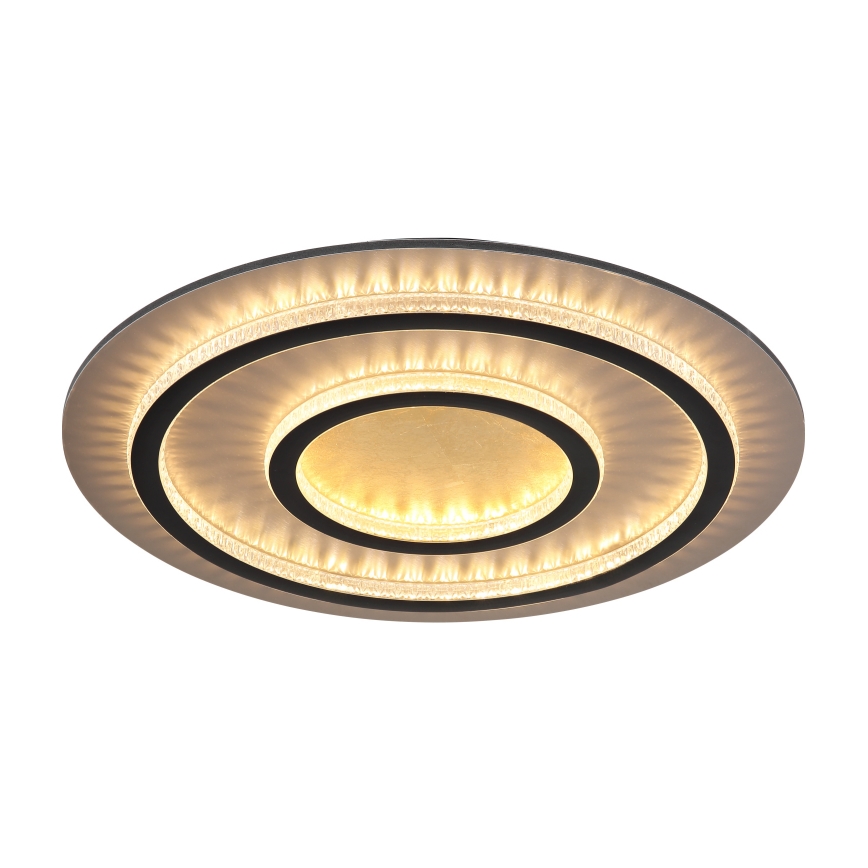 Globo - LED Stmívatelné stropní svítidlo LED/60W/230V 3000-6500K pr. 55 cm černá + dálkové ovládání