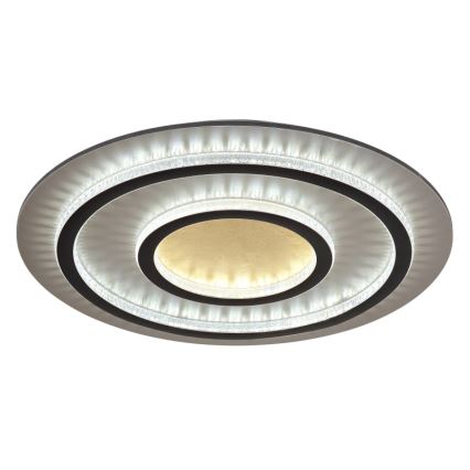 Globo - LED Stmívatelné stropní svítidlo LED/60W/230V 3000-6500K pr. 55 cm černá + dálkové ovládání