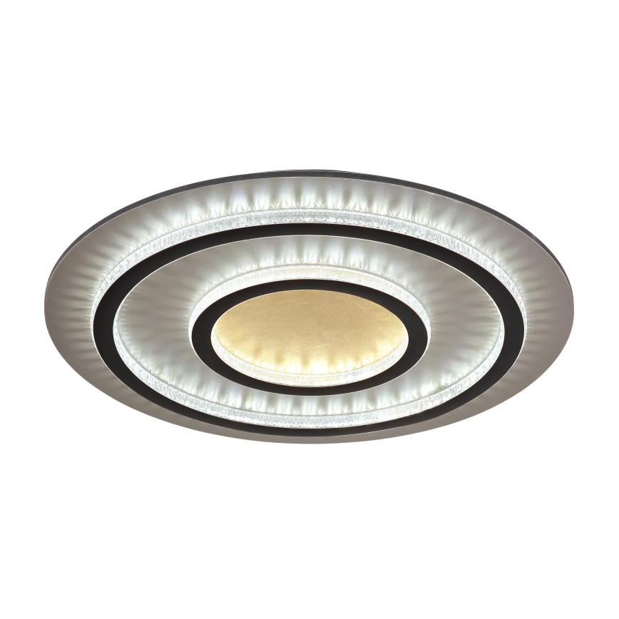 Globo - LED Stmívatelné stropní svítidlo LED/60W/230V 3000-6500K pr. 55 cm černá + dálkové ovládání