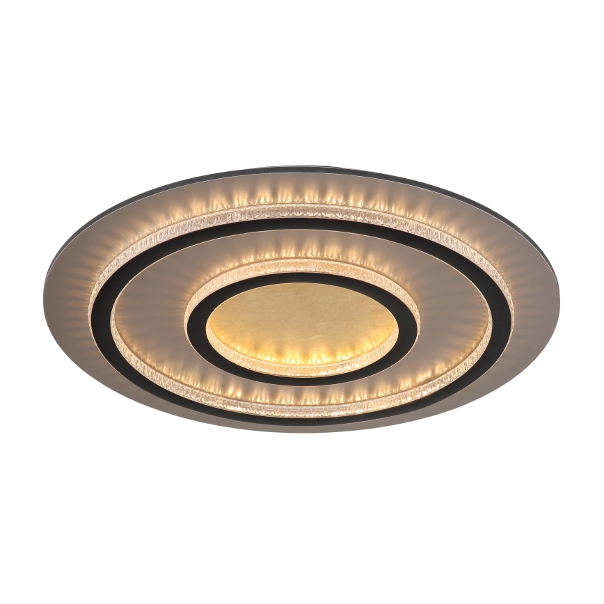 Globo - LED Stmívatelné stropní svítidlo LED/60W/230V 3000-6500K pr. 55 cm černá + dálkové ovládání