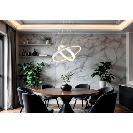 Globo - LED Lustr na lanku LED/30W/230V 3000K