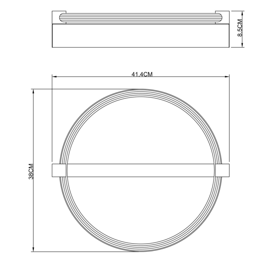 Globo - LED Stropní svítidlo LED/15W/230V 3000K béžová