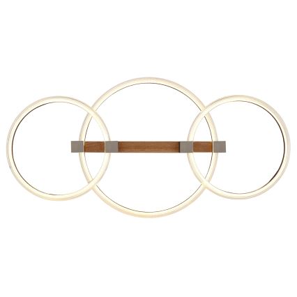 Globo - LED Stropní svítidlo LED/40W/230V 3000K 76,1x38 cm hnědá