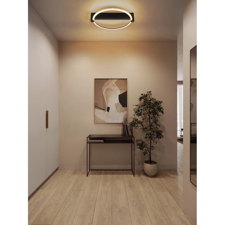 Globo - LED Stropní svítidlo LED/15W/230V 3000K 41,4x38 cm černá