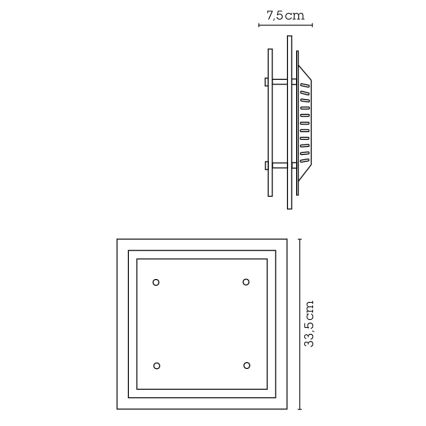 Globo - Stropní svítidlo 2xE27/60W/230V