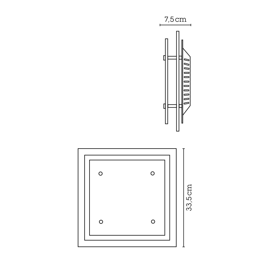 Globo - Stropní svítidlo 2xE27/60W/230V