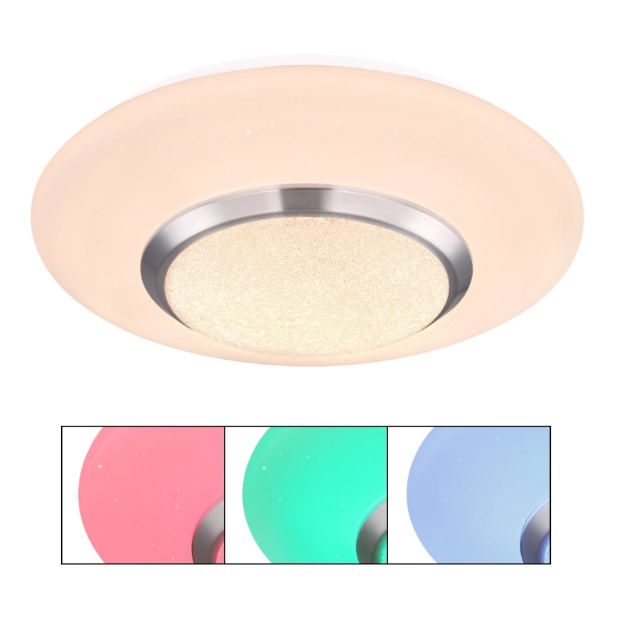 Globo - LED RGBW Stmívatelné stropní svítidlo LED/18W/230V 3000K pr. 34 cm