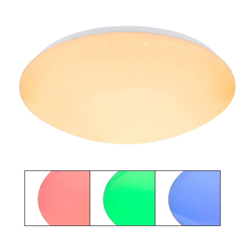 Globo - LED RGB Stmívatelné stropní svítidlo LED/24W/230V + LED/8W 2700-6500K pr. 41 cm + dálkové ovládání