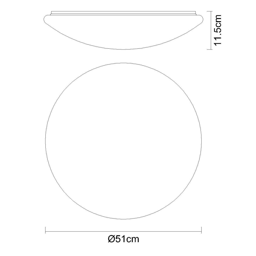 Globo - LED RGB Stmívatelné stropní svítidlo LED/48W/230V + LED/10W 2700-6500K pr. 50 cm + dálkové ovládání