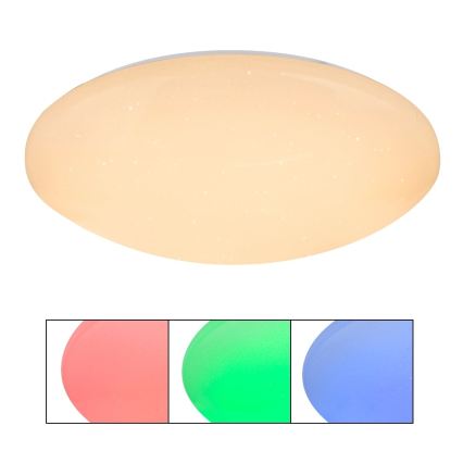 Globo - LED RGBW Stmívatelné stropní svítidlo LED/48W/230V + LED/10W 2700-6500K pr. 50 cm + dálkové ovládání