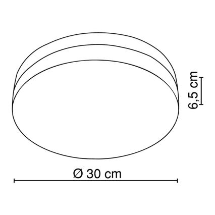 Globo - Stropní svítidlo 3xE27/40W/230V