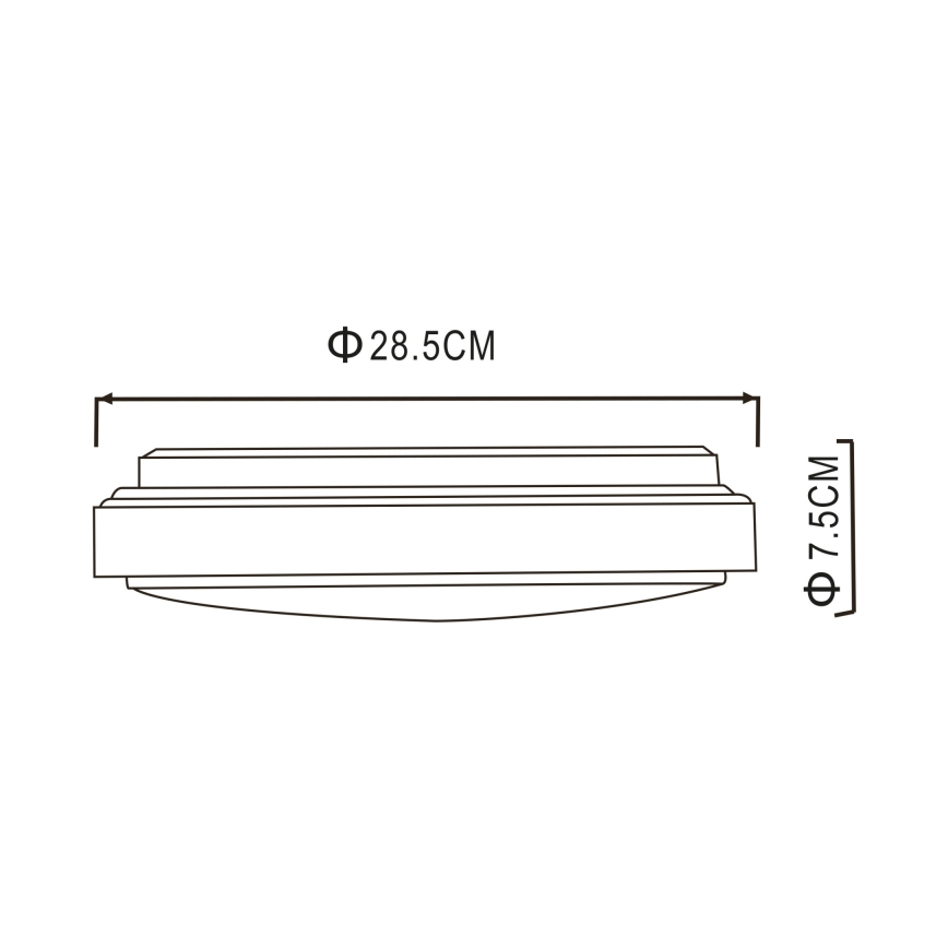 Globo - LED Stropní svítidlo LED/18W/230V 3000K