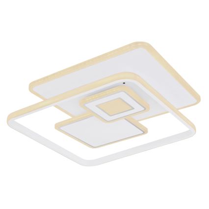 Globo - LED Stmívatelné stropní svítidlo LED/50W/230V 2700-6000K Wi-Fi Tuya 50,3x50,3 cm + dálkové ovládání