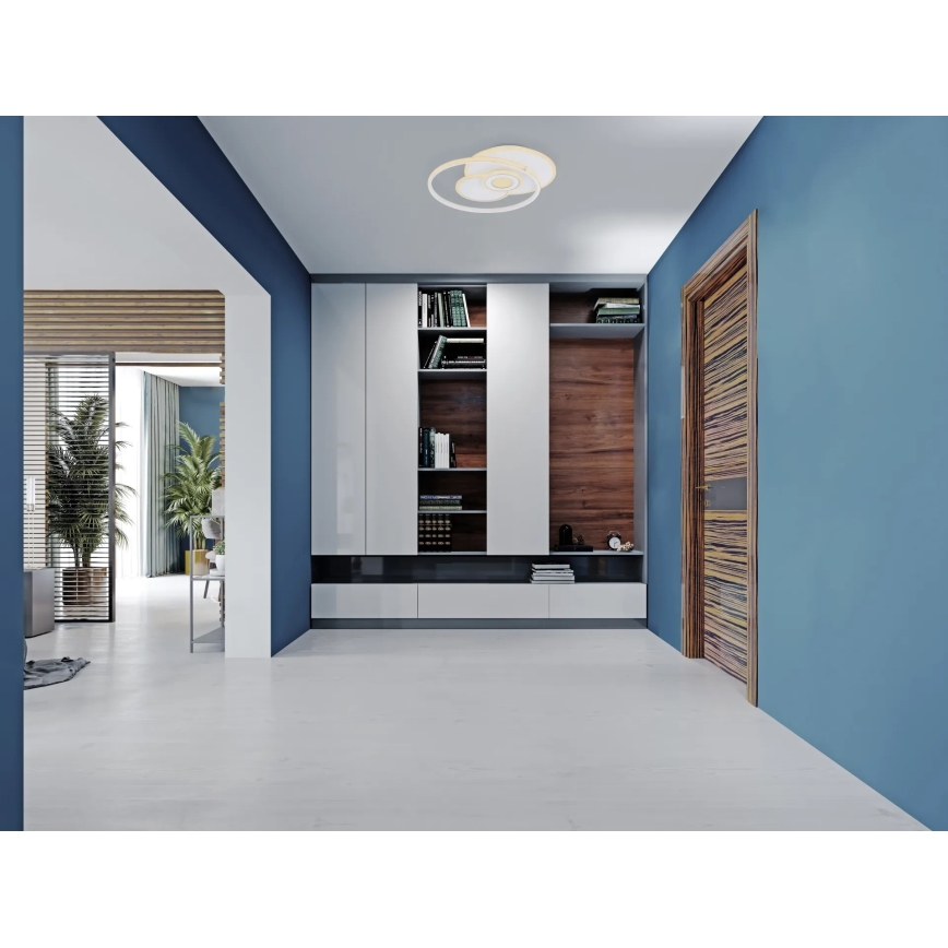 Globo - LED Stmívatelné stropní svítidlo LED/50W/230V 2700-6000K Wi-Fi Tuya 46x54,5 cm + dálkové ovládání