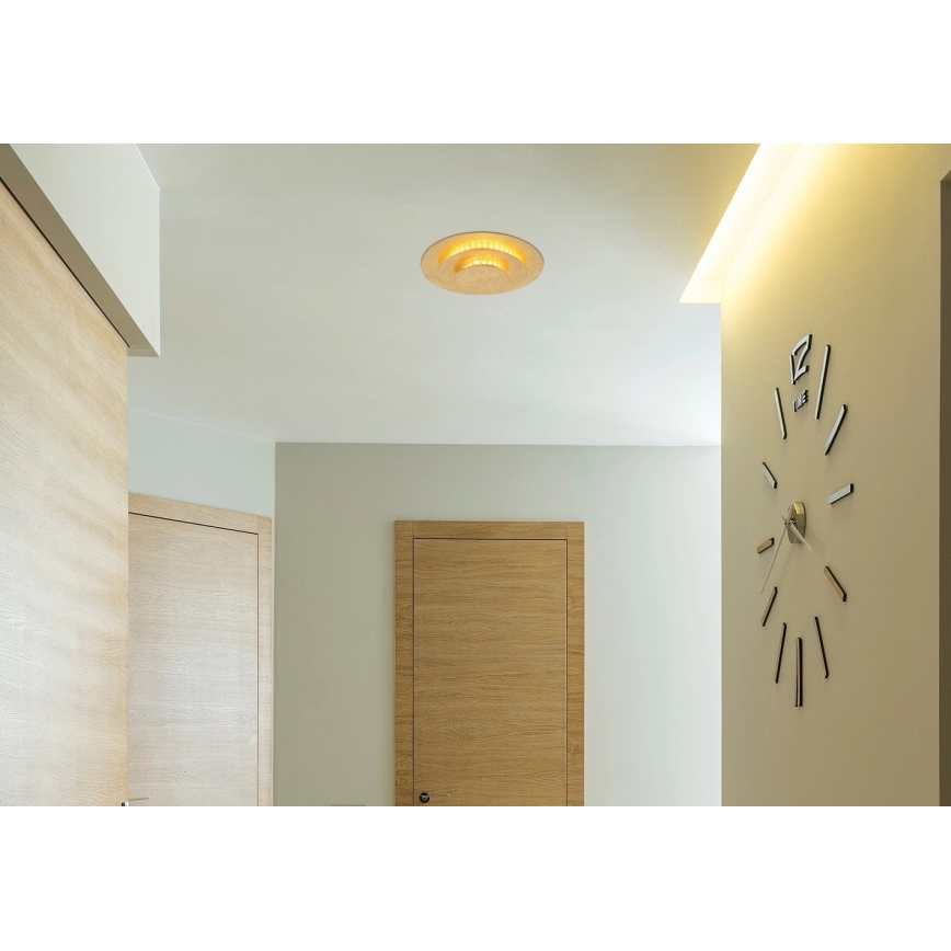 Globo - LED Stropní svítidlo LED/18W/230V 3000K pr. 18 cm zlatá