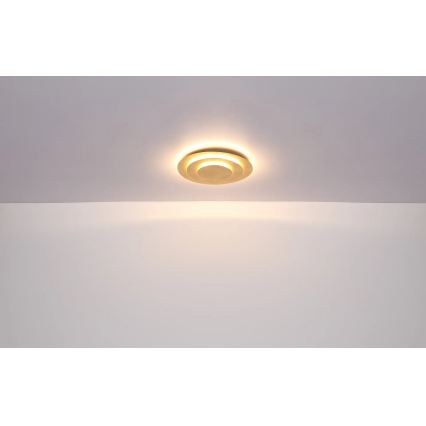 Globo - LED Stropní svítidlo LED/18W/230V 3000K pr. 18 cm zlatá