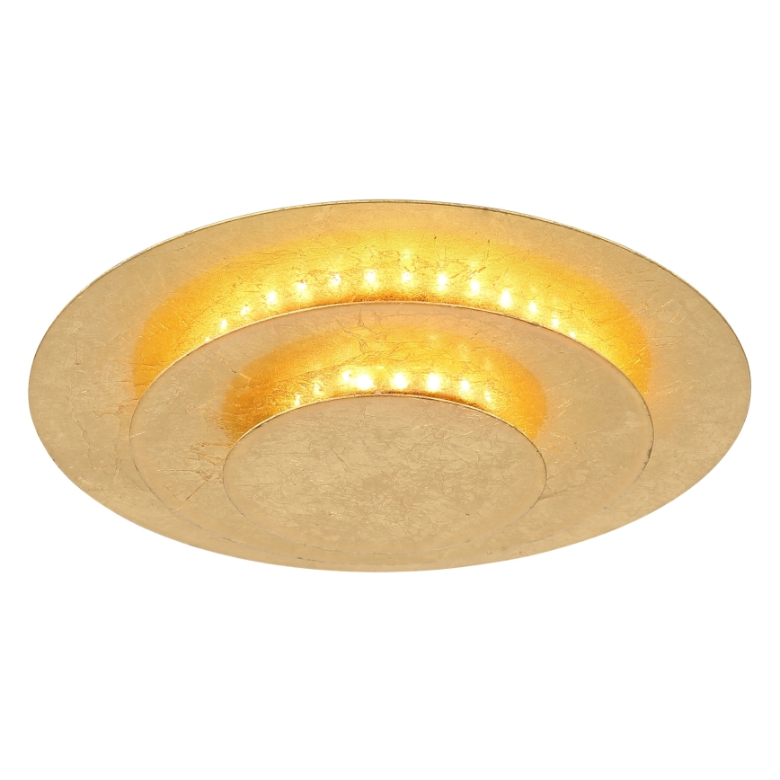 Globo - LED Stropní svítidlo LED/18W/230V 3000K pr. 18 cm zlatá