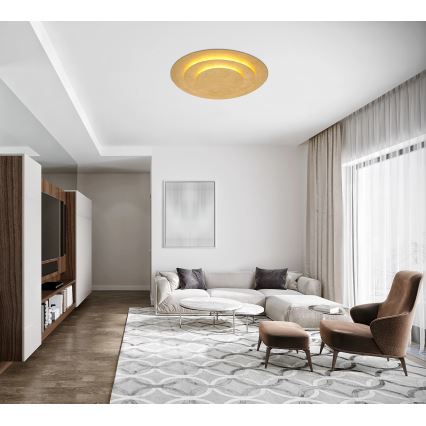 Globo - LED Stropní svítidlo LED/40W/230V 3000K pr. 49 cm zlatá