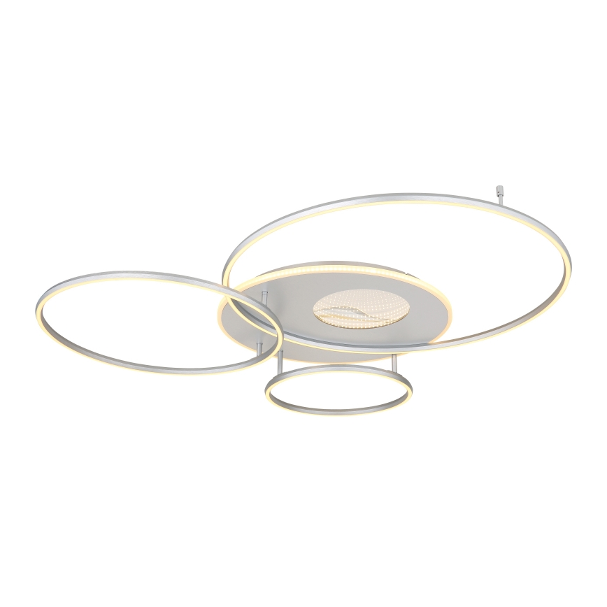 Globo - LED Stmívatelné stropní svítidlo LED/70W/230V 2700-6500K matný chrom + dálkové ovládání