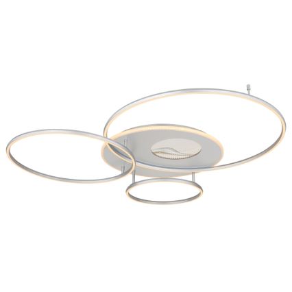 Globo - LED Stmívatelné stropní svítidlo LED/70W/230V 2700-6500K matný chrom + dálkové ovládání