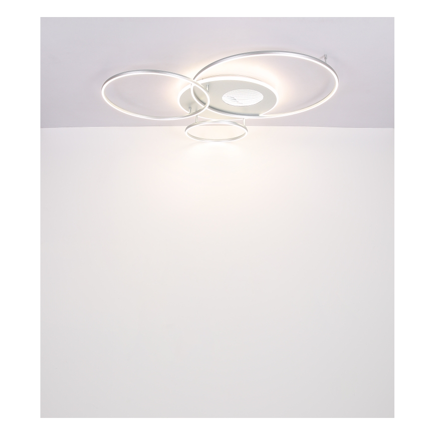 Globo - LED Stmívatelné stropní svítidlo LED/70W/230V 2700-6500K matný chrom + dálkové ovládání