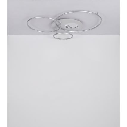Globo - LED Stmívatelné stropní svítidlo LED/70W/230V 2700-6500K matný chrom + dálkové ovládání