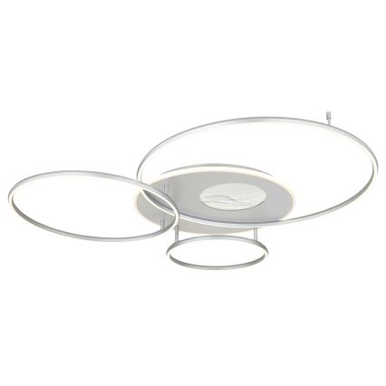 Globo - LED Stmívatelné stropní svítidlo LED/70W/230V 2700-6500K Wi-Fi Tuya matný chrom + dálkové ovládání