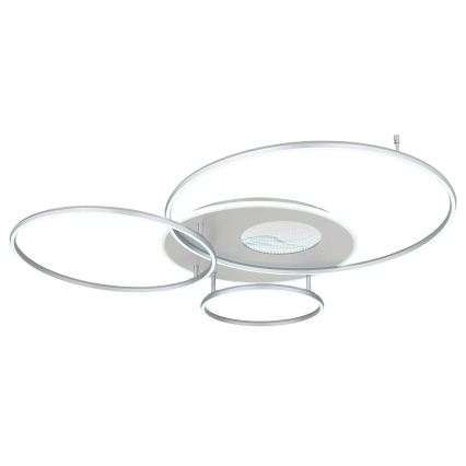 Globo - LED Stmívatelné stropní svítidlo LED/70W/230V 2700-6500K Wi-Fi Tuya matný chrom + dálkové ovládání