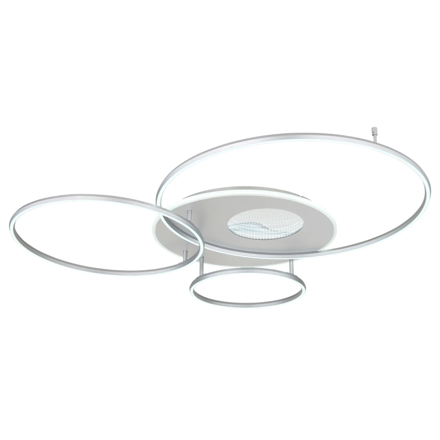 Globo - LED Stmívatelné stropní svítidlo LED/70W/230V 2700-6500K Wi-Fi Tuya matný chrom + dálkové ovládání