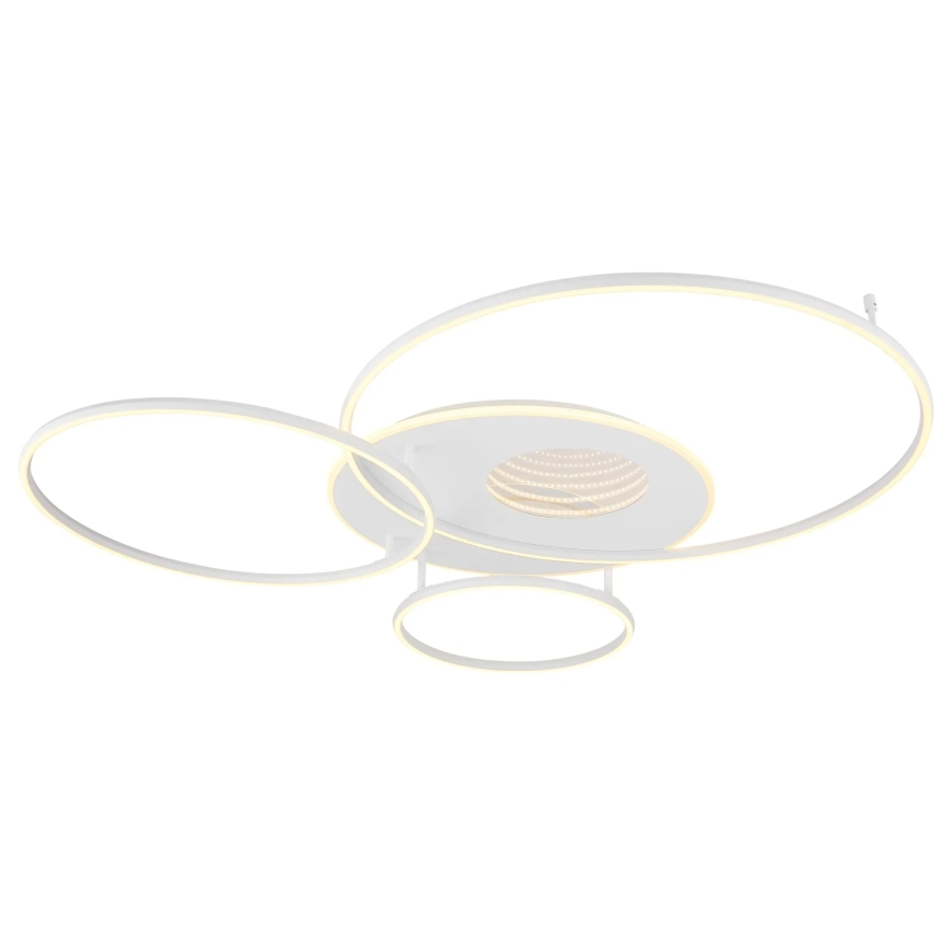 Globo - LED Stmívatelné stropní svítidlo LED/70W/230V 2700-6500K 105x26,5 cm bílá + dálkové ovládání