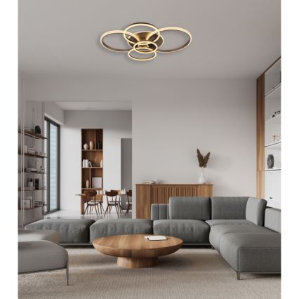 Globo - LED Stropní svítidlo LED/70W/230V 3000K 88x110 cm antracit