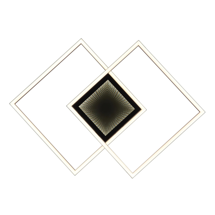 Globo - LED Stmívatelné stropní svítidlo LED/32W/230V 2700-6500K 42,6x42,6 cm černá + dálkové ovládání