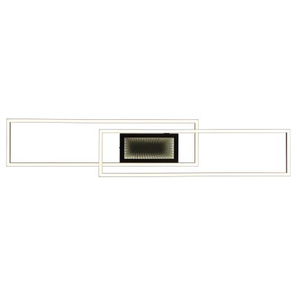 Globo - LED Stmívatelné stropní svítidlo LED/42W/230V 2700-6500K 19,6x96 cm černá + dálkové ovládání