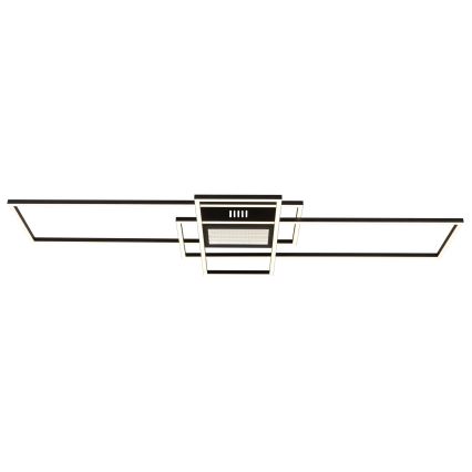 Globo - LED Stmívatelné stropní svítidlo LED/60W/230V 2700-6500K 42x110,8 cm černá + dálkové ovládání