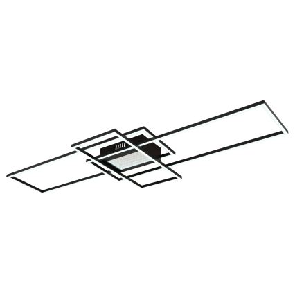 Globo - LED Stmívatelné stropní svítidlo LED/60W/230V 2700-6500K 42x110,8 cm černá + dálkové ovládání