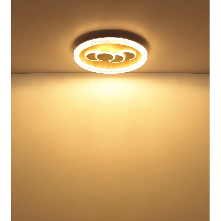 Globo - LED Stropní svítidlo LED/40W/230V 3000K pr. 49,5 cm zlatá