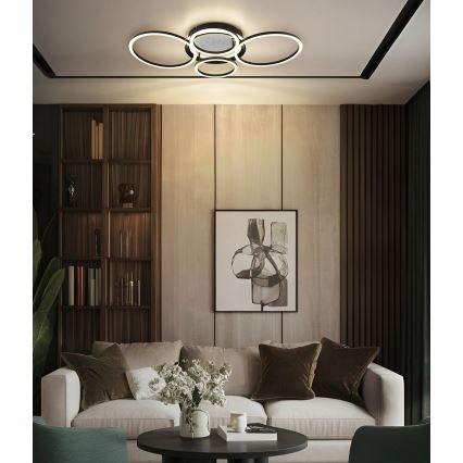 Globo - LED Stropní svítidlo LED/40W/230V 4000K 72x52 cm černá