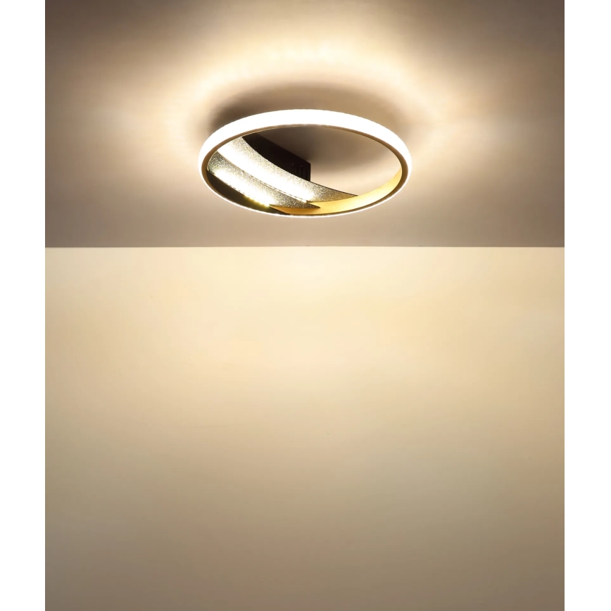 Globo - LED Stropní svítidlo LED/12W/230V 3000/4000/6000K pr. 29,5 cm zlatá