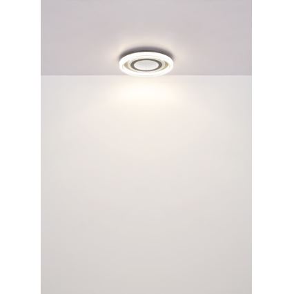 Globo - LED Stmívatelné stropní svítidlo LED/48W/230V 2700-6000K pr. 48 cm antracit + dálkové ovládání