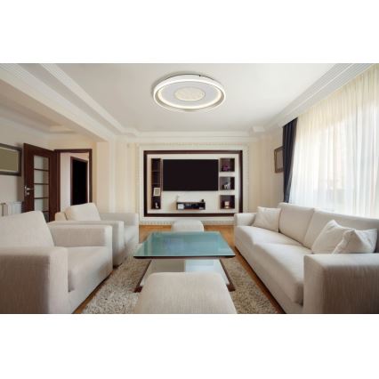 Globo - LED Stmívatelné stropní svítidlo LED/48W/230V 2700-6000K pr. 48 cm + dálkové ovládání