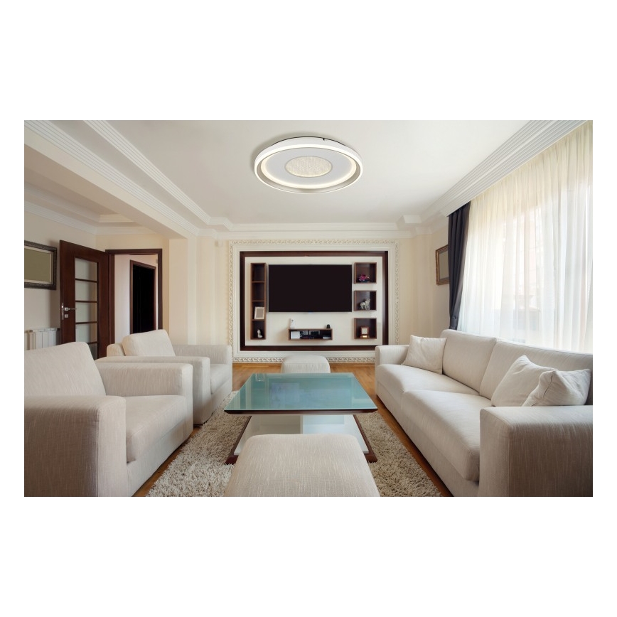 Globo - LED Stmívatelné stropní svítidlo LED/48W/230V 2700-6000K pr. 48 cm + dálkové ovládání