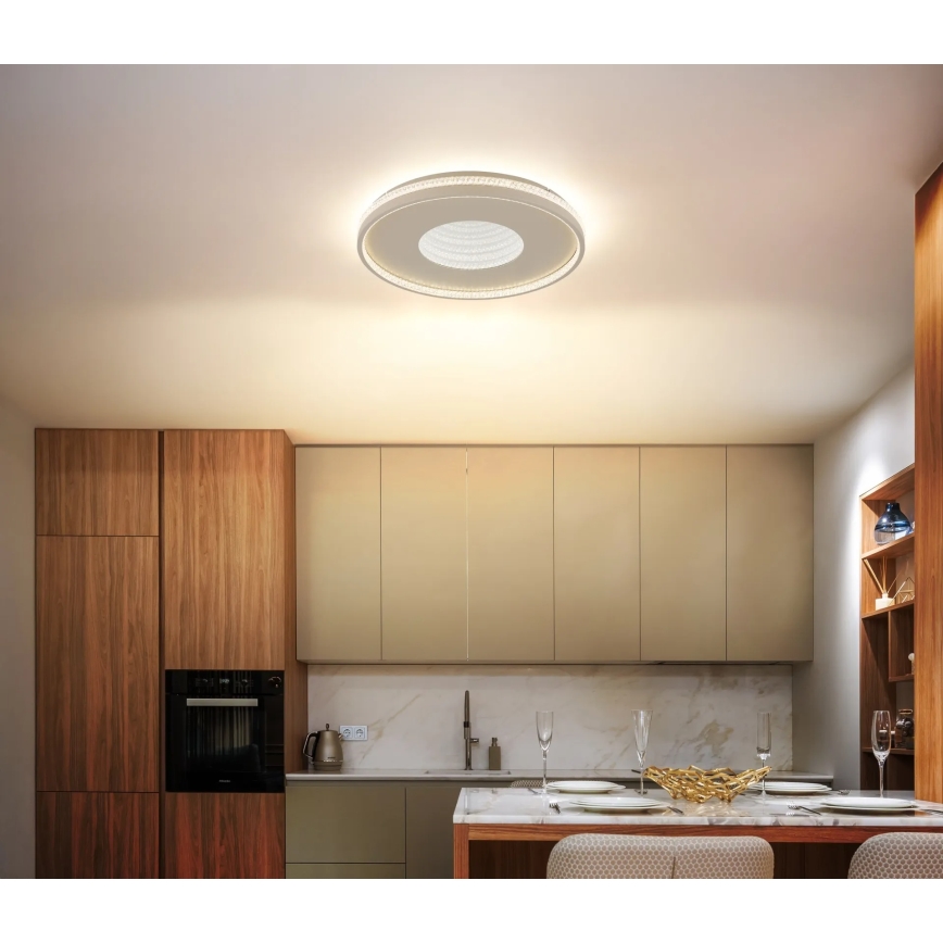 Globo - LED Stmívatelné stropní svítidlo LED/40W/230V 2700-6500K pr. 50,5 cm + dálkové ovládání