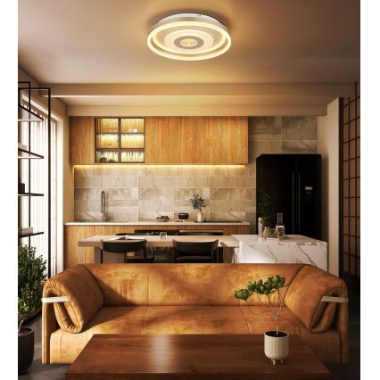 Globo - LED Stropní svítidlo LED/24W/230V 3000K pr. 40 cm travertin