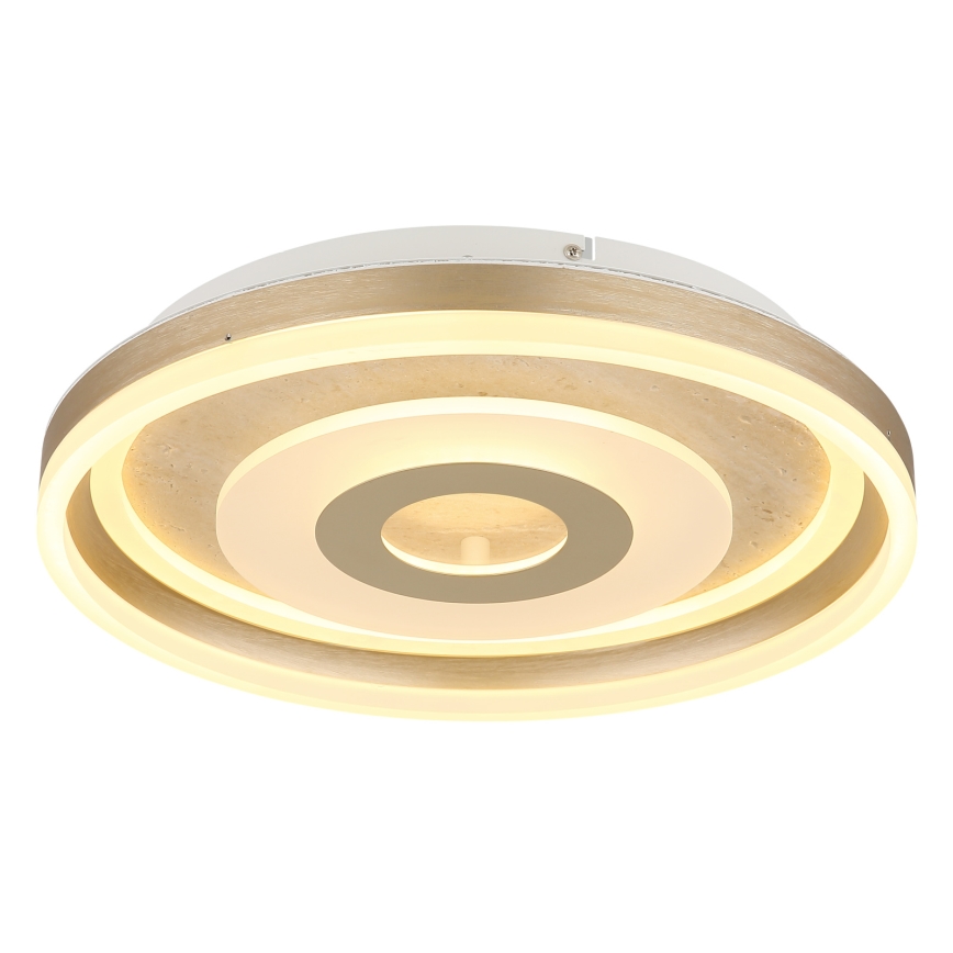 Globo - LED Stropní svítidlo LED/24W/230V 3000K pr. 40 cm travertin