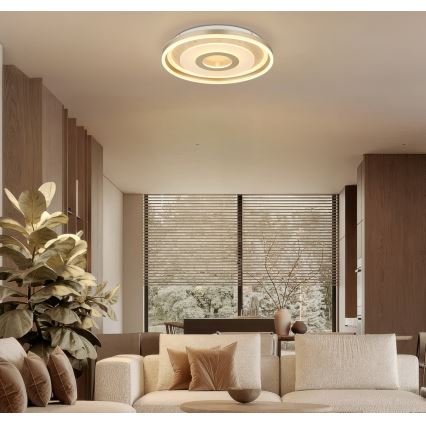 Globo - LED Stropní svítidlo LED/40W/230V 3000K pr. 50 cm travertin
